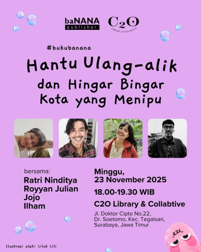 Buku “Hantu Ulang-alik” dan Hingar Bingar Kota yang Menipu