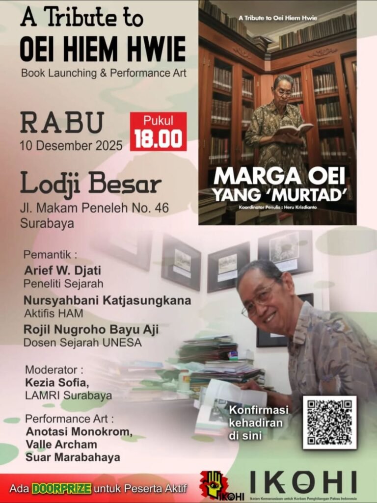 A tribute to “Oei Hiem Hwie”