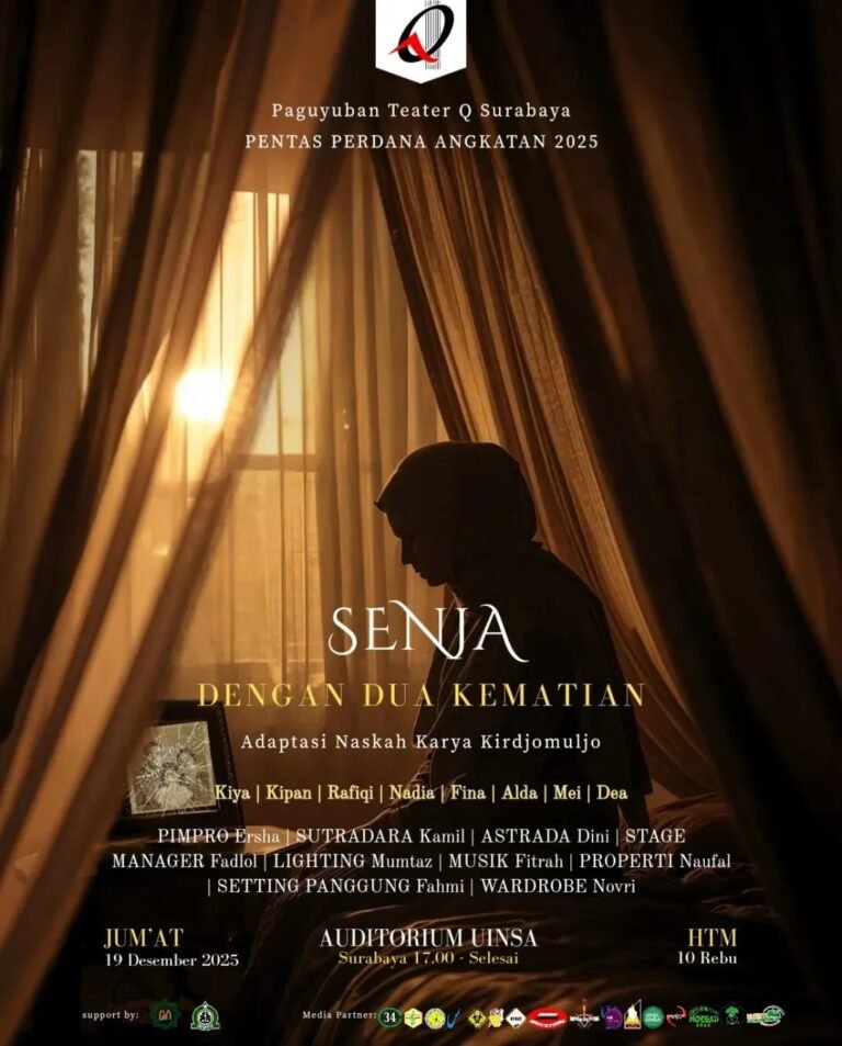 PENTAS PERDANA 2025 “GELORA JIWA GEMAKAN KARYA” – Paguyuban Teater Q Surabaya