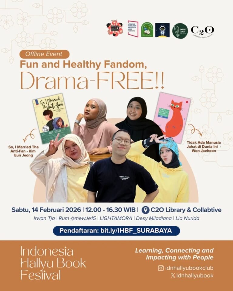 Indonesia Hallyu Book Festival: “Fun and Healthy Fandom, Drama-FREE!!”