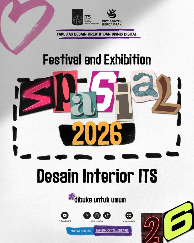 Festival and Exhibition “Spasial 2026” Desain Interior ITS