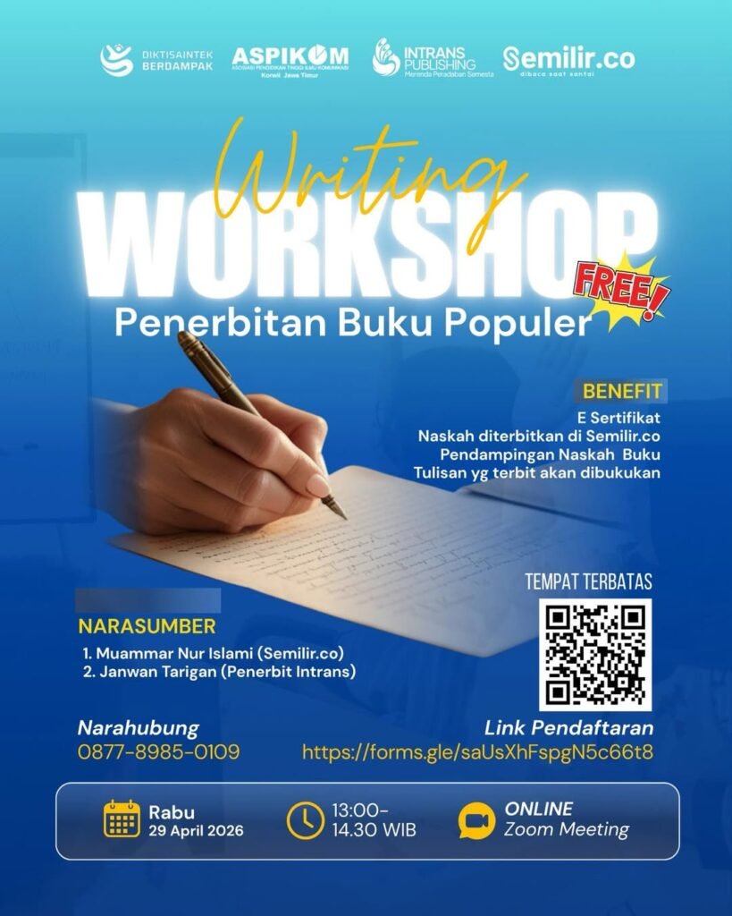 WRITING WORKSHOP “Penerbitan Buku Populer”