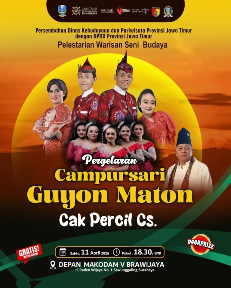 Pergelaran “Campursari Guyon Maton – Cak Percil Cs”